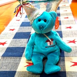 Ty Beanie Baby December Birthday Bear